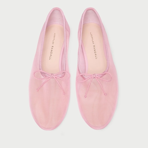 Loeffler Randall Landon Pink Mesh Ballet Flats - Picture 1 of 10